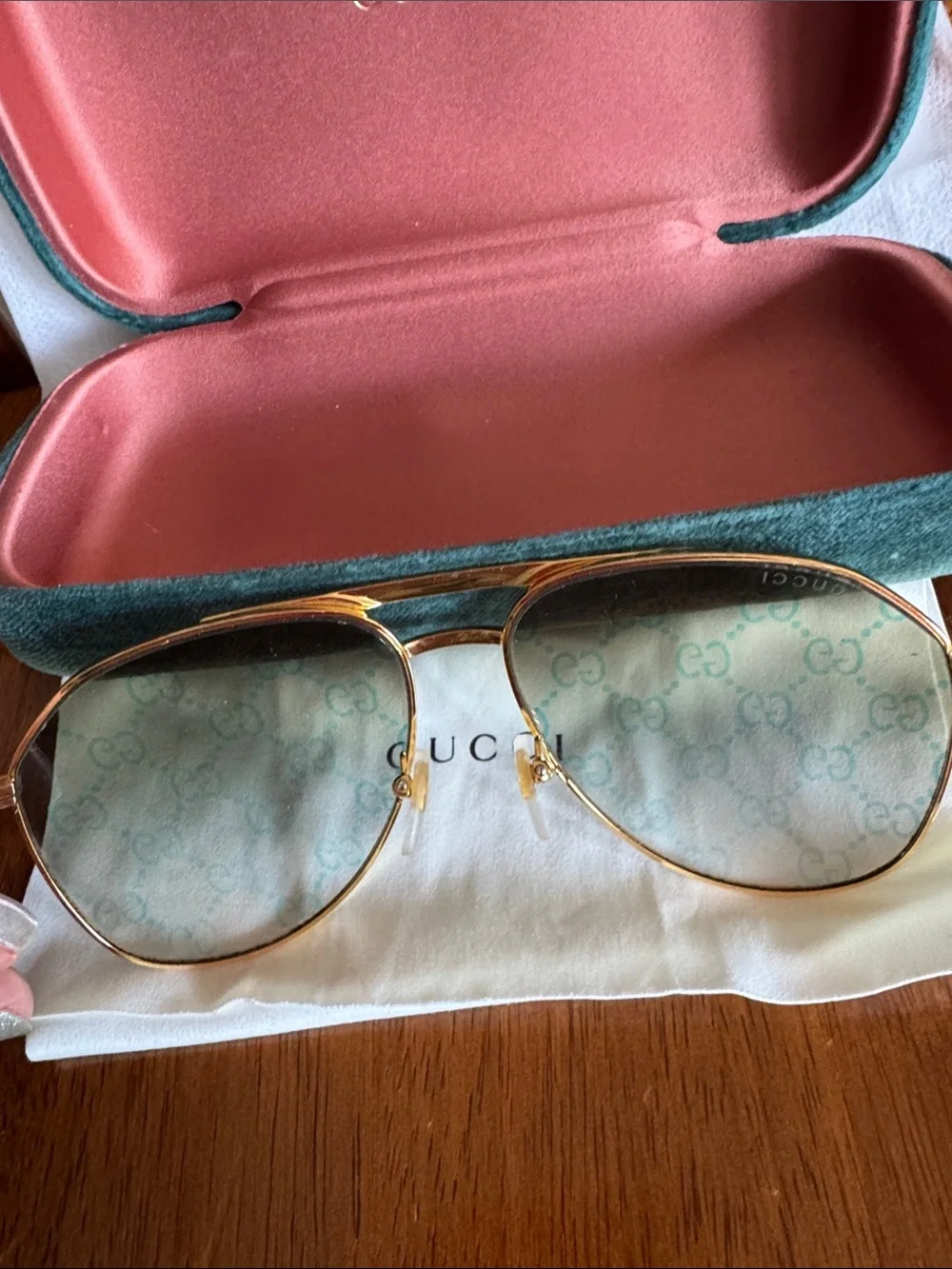 Gucci GG1220s Sunglasses with Brown Monogram Lenses